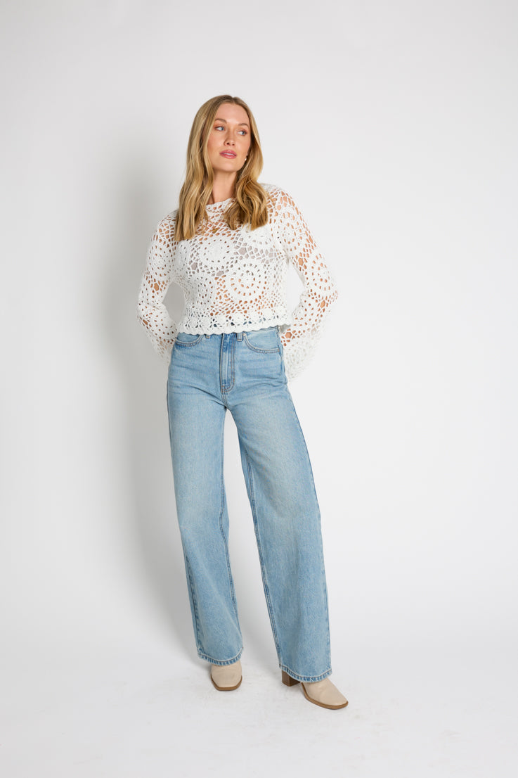 Top all'uncinetto Make Friends