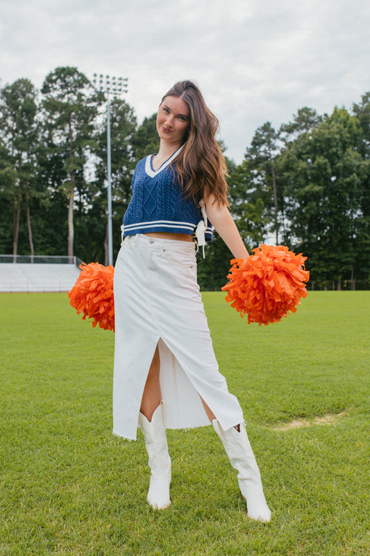 Gonna in denim Preston