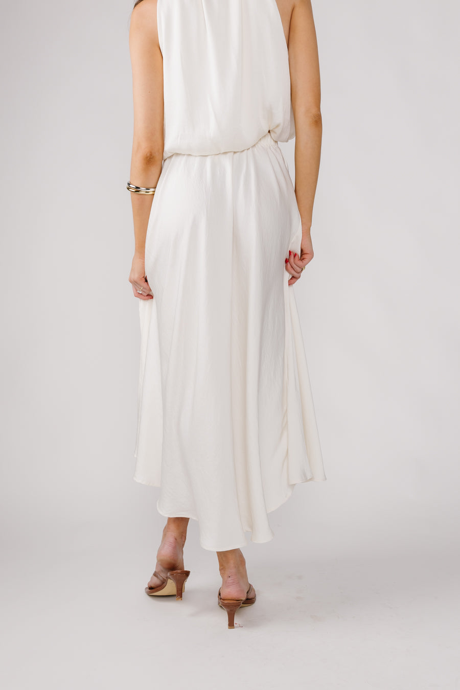 Gonna di loto bianco