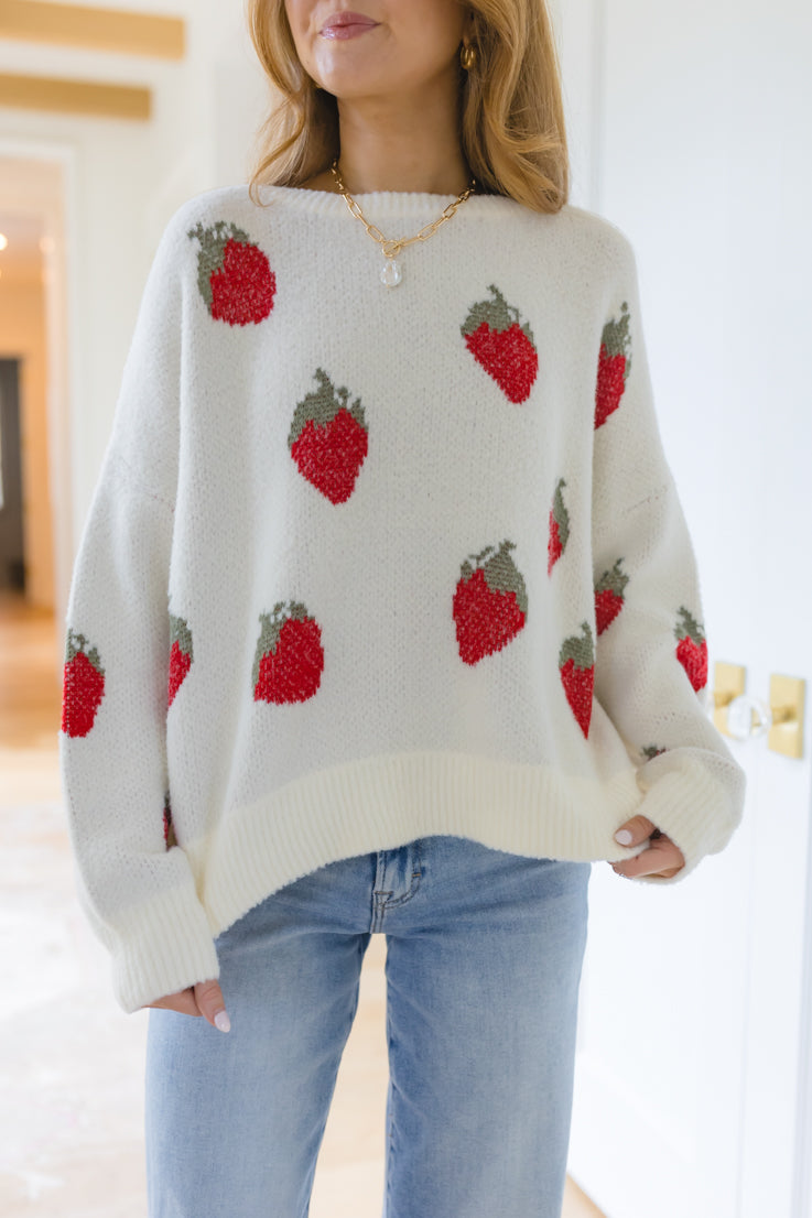 Maglione Strawberry Fields