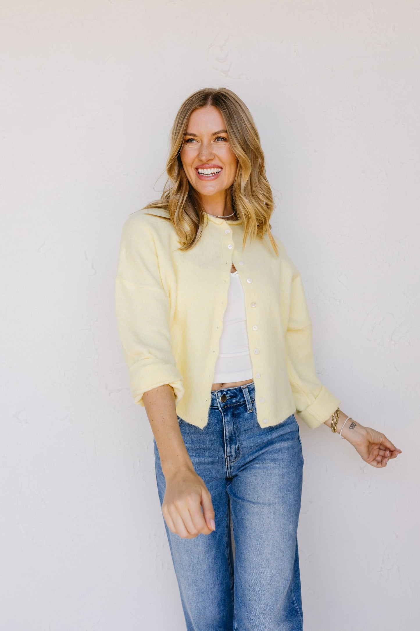 Cardigan Bundle - Blu, Giallo, Grigio